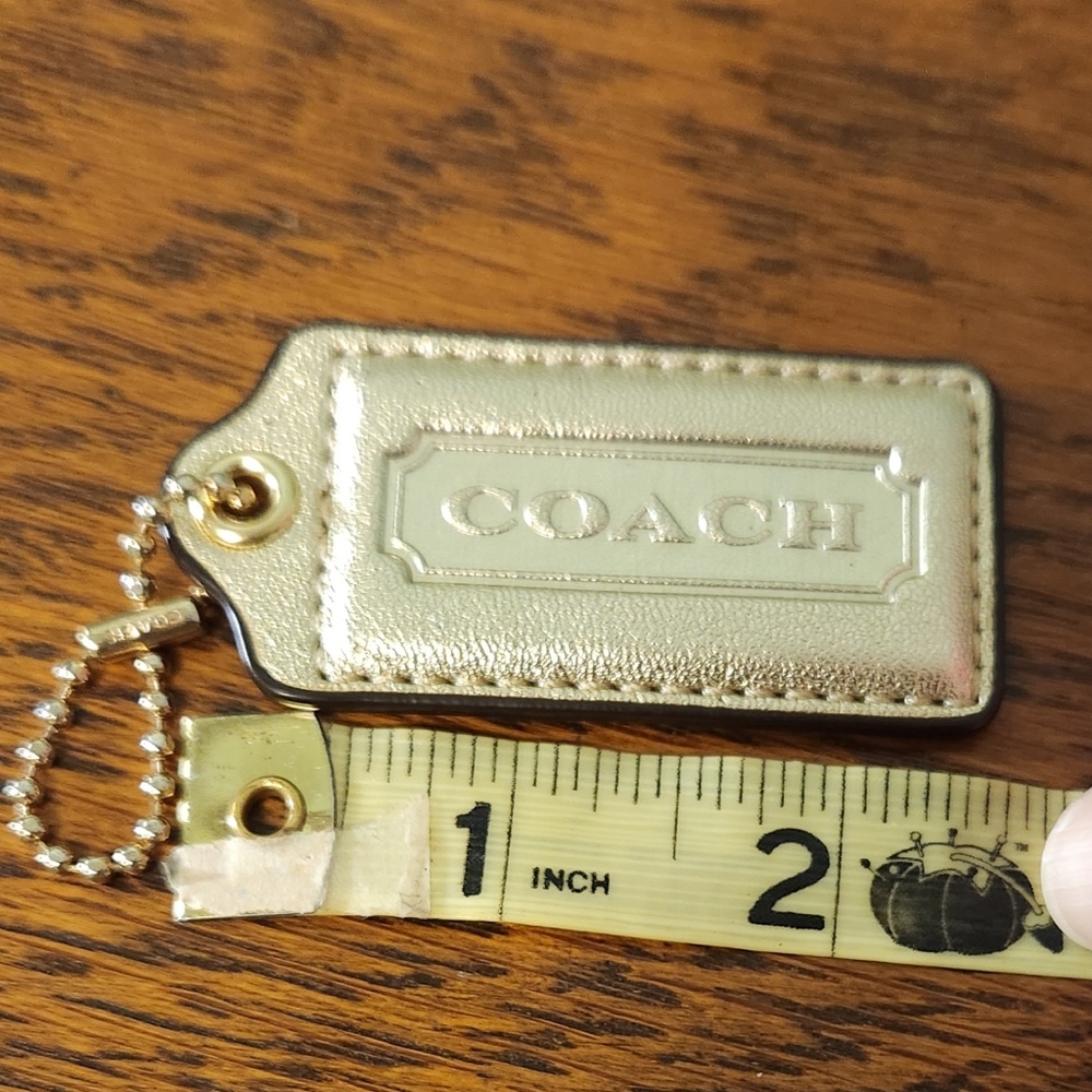 Coach Gold Hang Tag